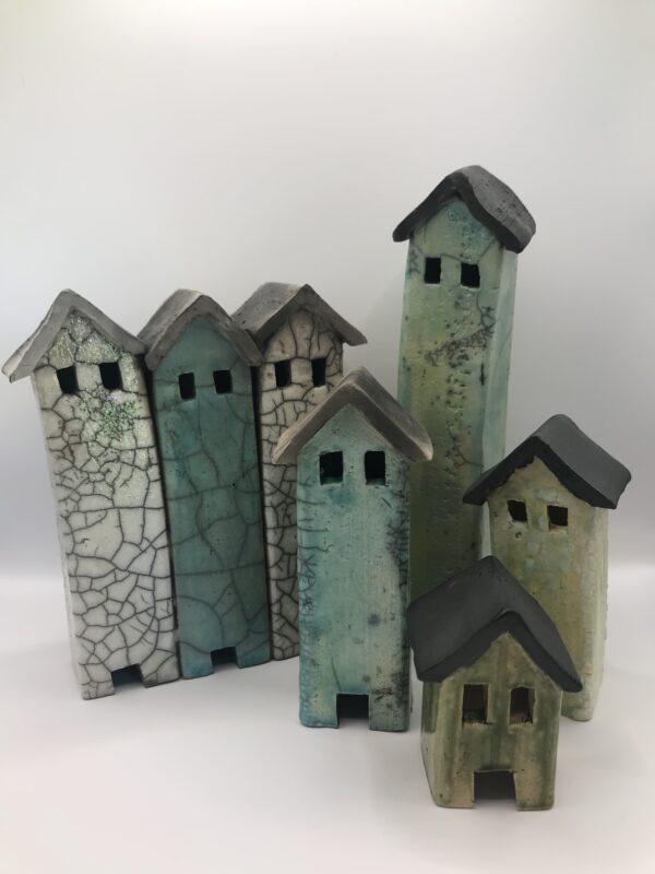 Raku houses by Arna Milicich