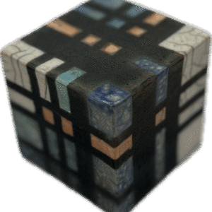 Medium Raku Cubes